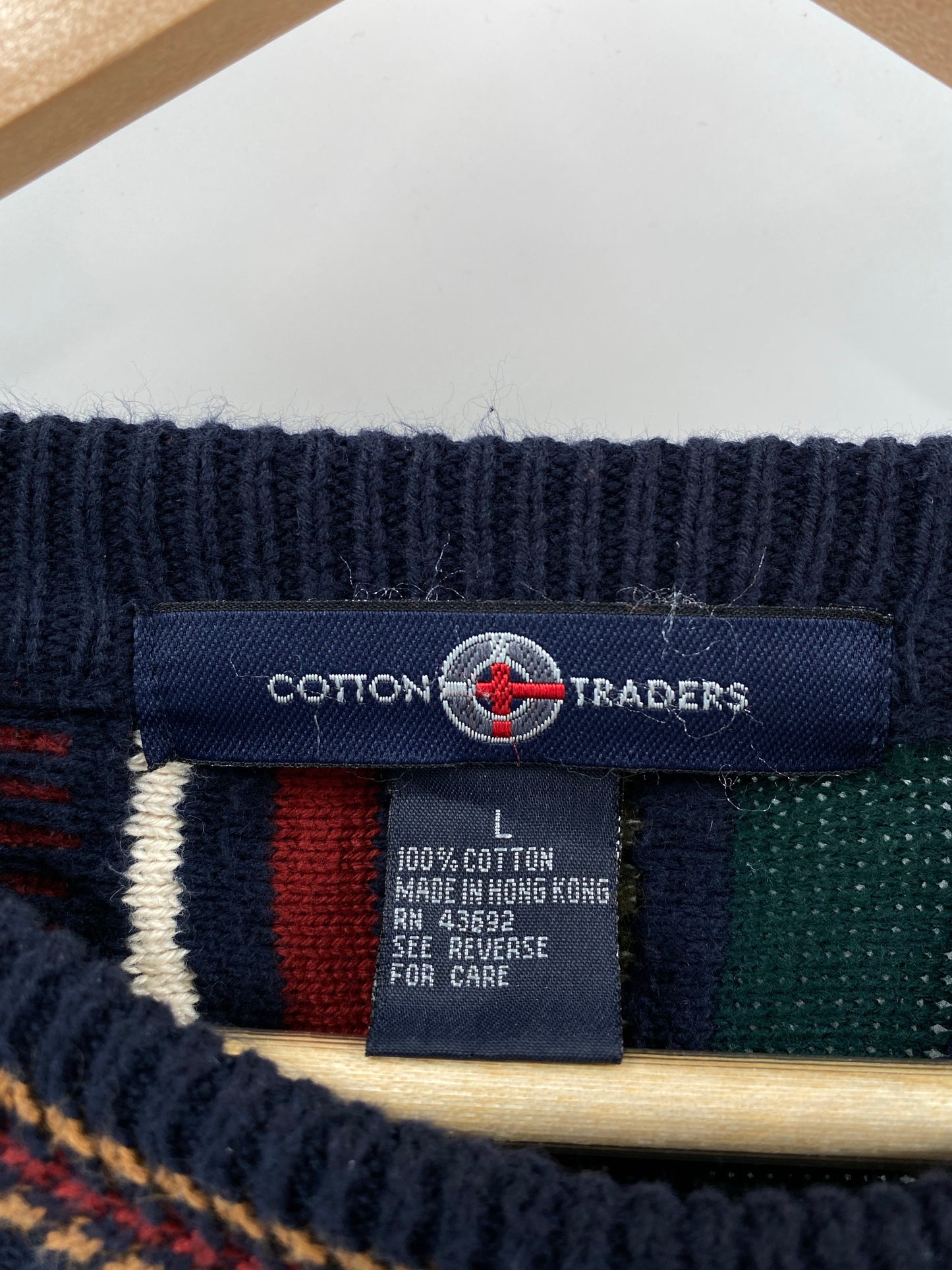 Vintage 3D COOGI- Style Size L Knit Sweater / K5536