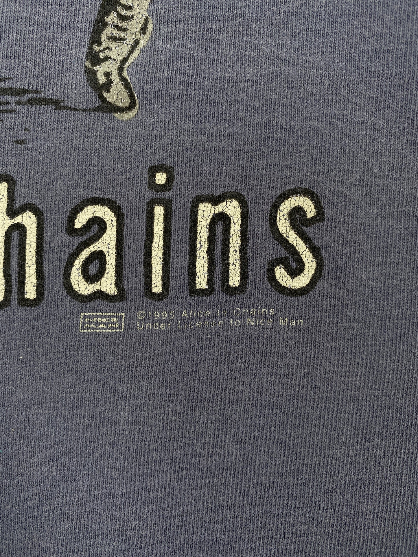 1995 ALICE IN CHAINS Made in USA Size L Vintage Music T-Shirt / E1700T