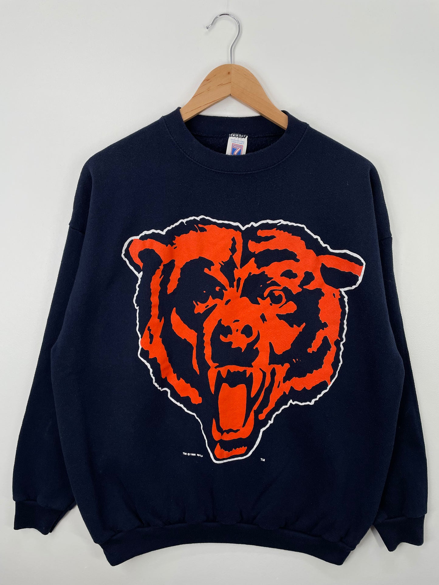 1995 CHICAGO BEARS Made in USA Size XL Vintage NFL Sweat-shirt / A1244