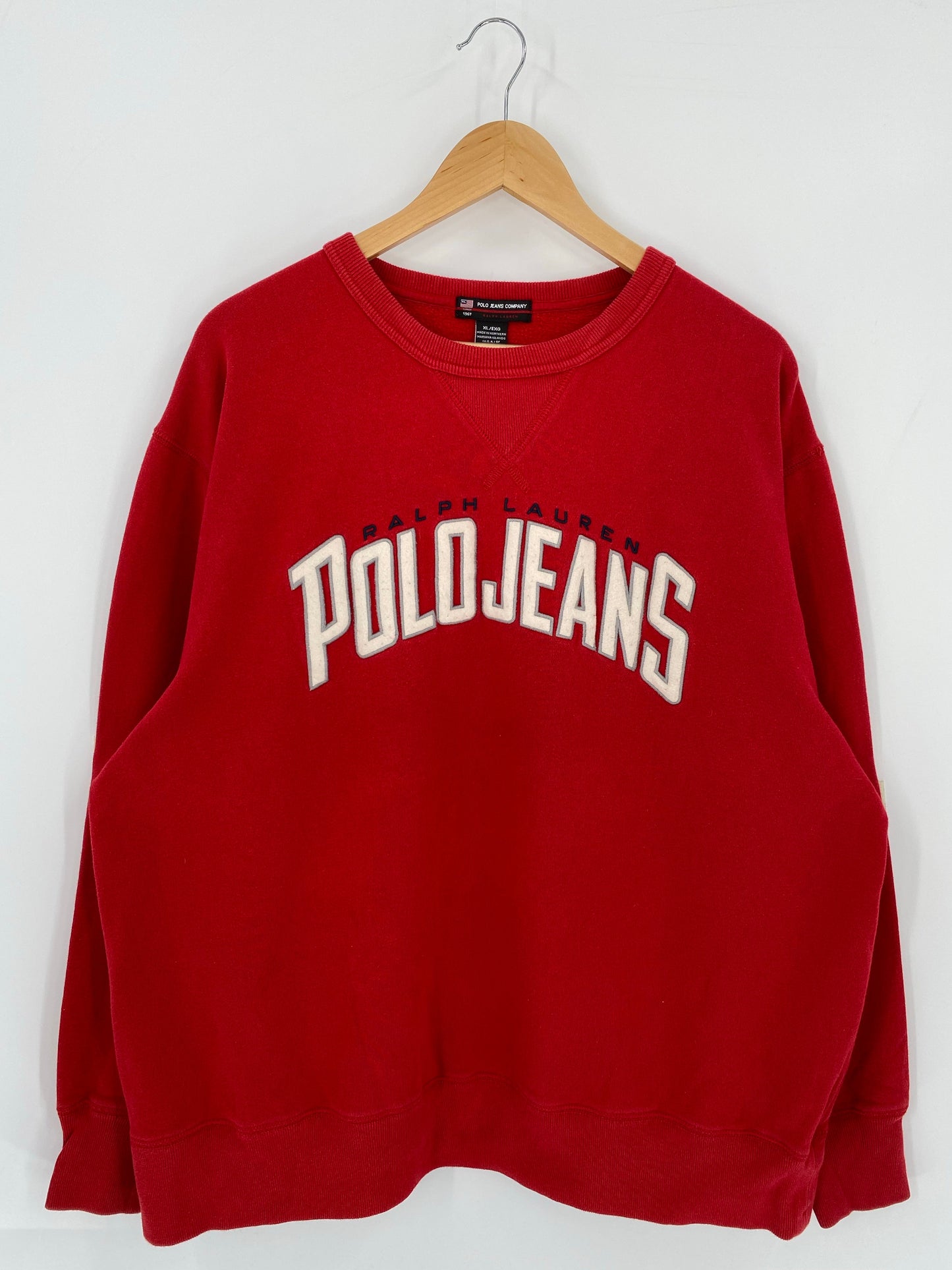 Vintage POLO JEANS RALPH LAUREN Size XL Sweat-Shirt / A9144