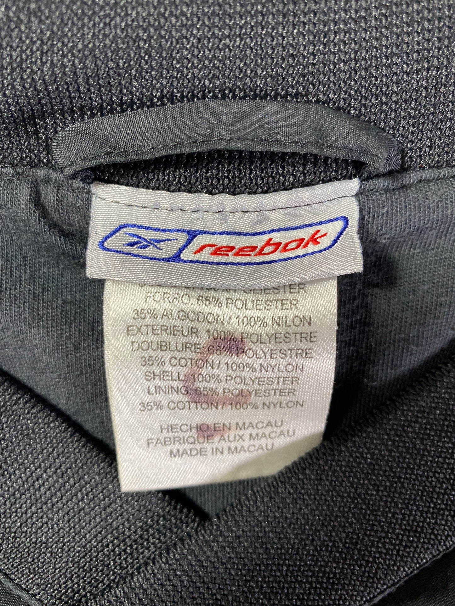 00' REEBOK OAKLAND RAIDERS Size XL Vintage NFL Warm-Up Jersey / A6773