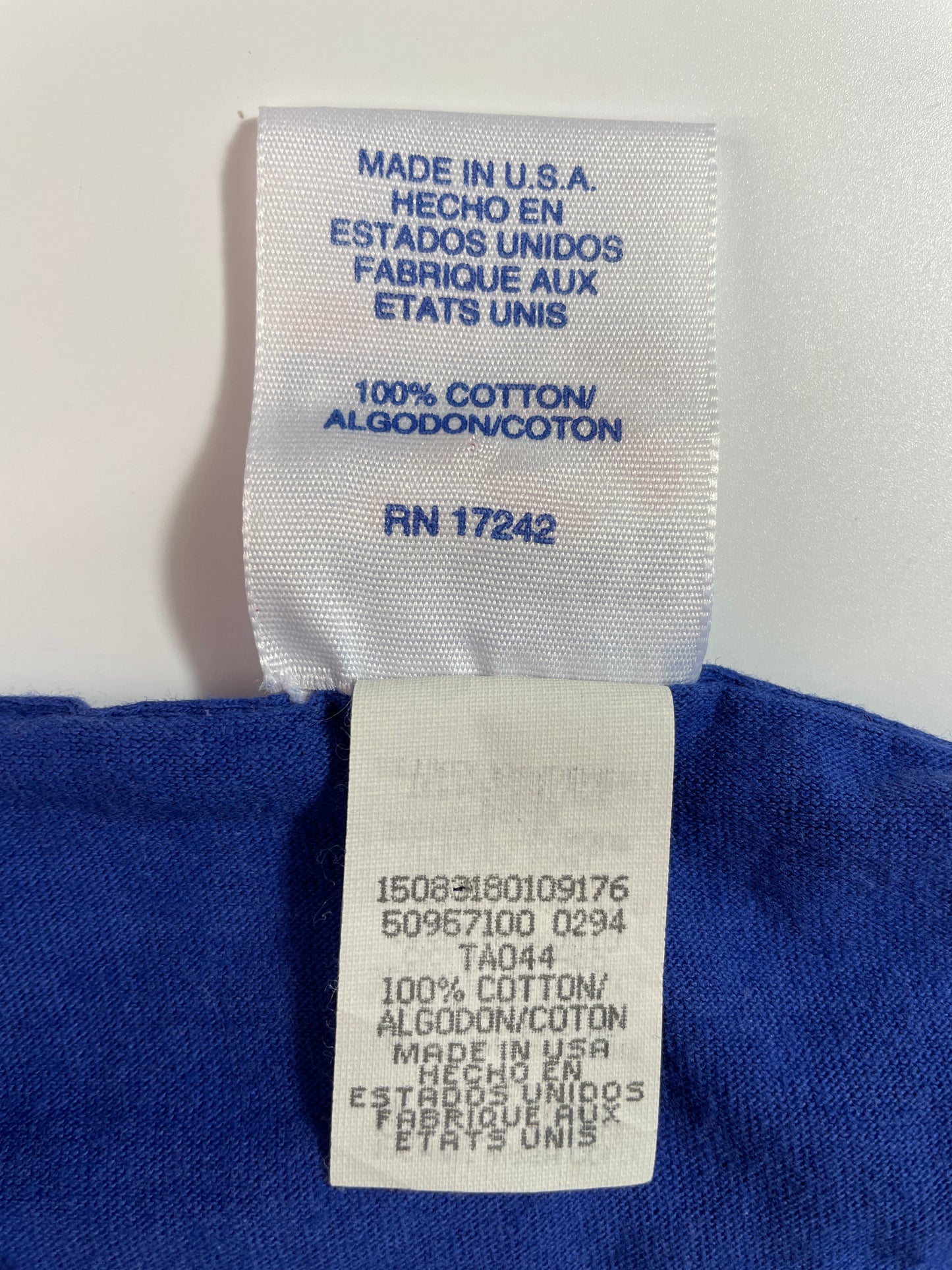 1994 NEW YORK RANGERS Made in USA Size XL Vintage NHL T-Shirt / E5173T