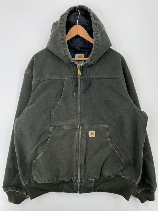 Vintage CARHARTT Size XL Hoodie Duck Jacket / A8735