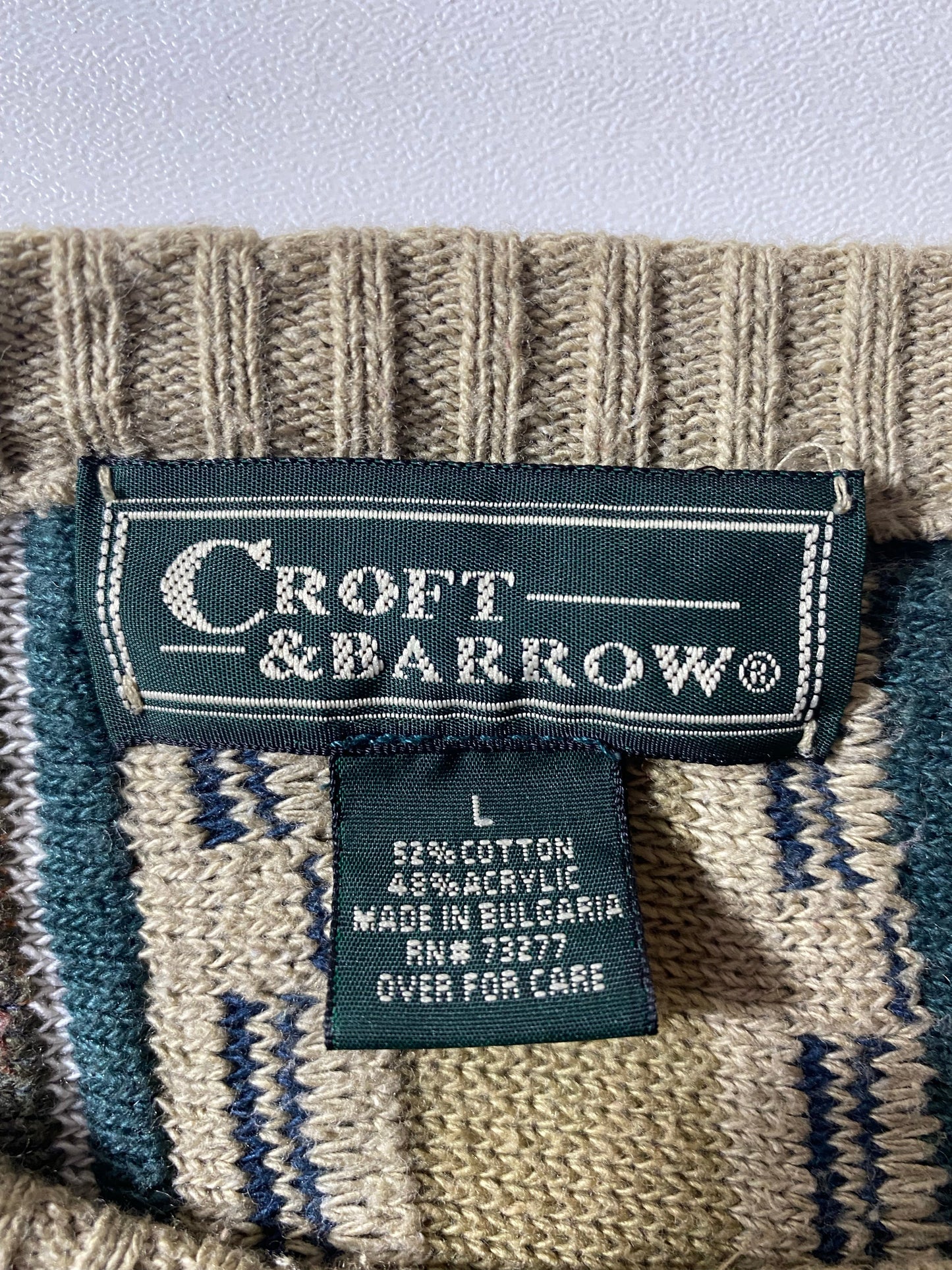 Vintage 3D COOGI- Style Size L Knit Sweater / E957