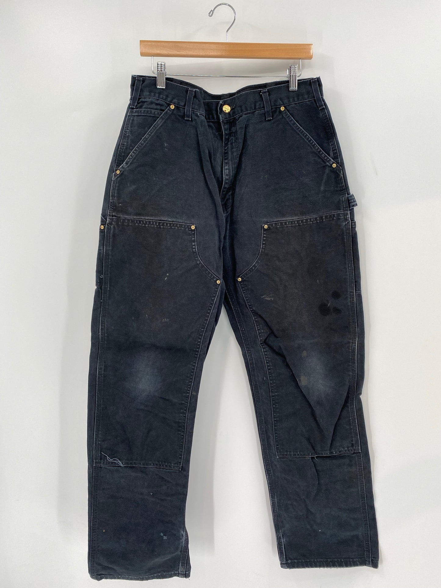 Vintage CARHARTT Double Knee Size W34xL32.5 Duck Pants / A7449
