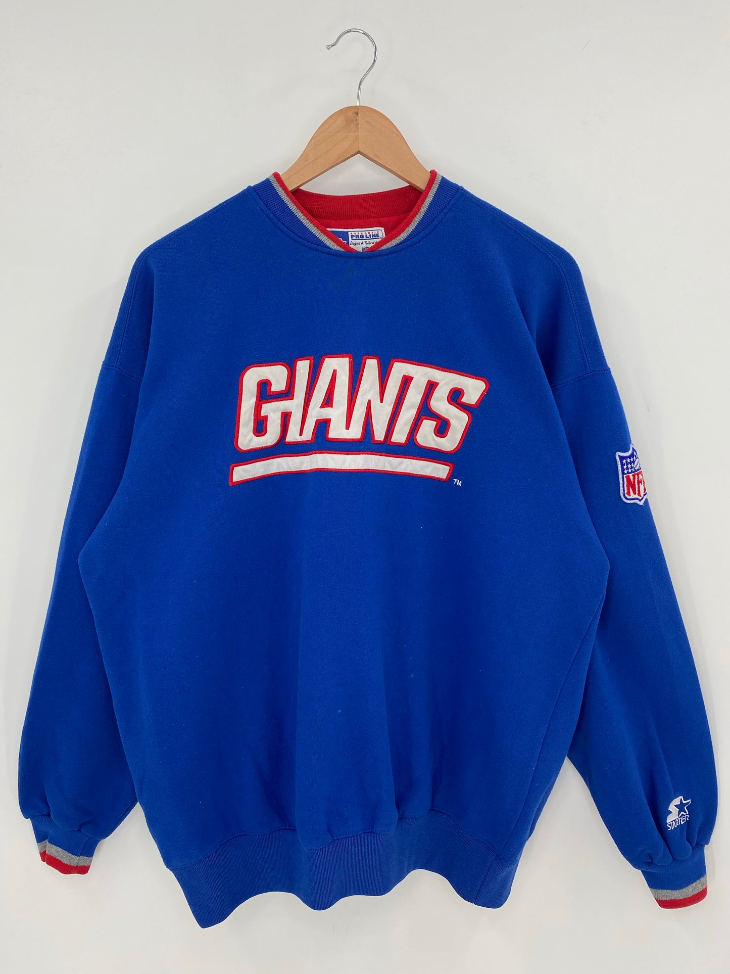 90’s STARTER x NEW YORK GIANTS Size L Vintage NFL Sweat-Shirt/ K7686