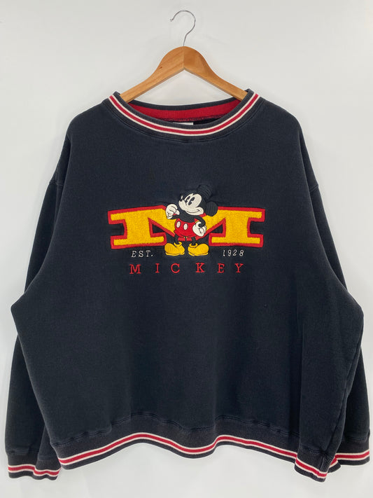 00’ DISNEY MICKEY Size XL Vintage Sweat-shirt / K4186