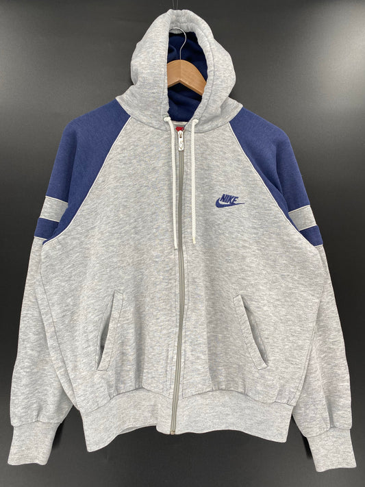90’s Silver tag NIKE Size L Vintage Zip-up Sweat-Shirt / K4924