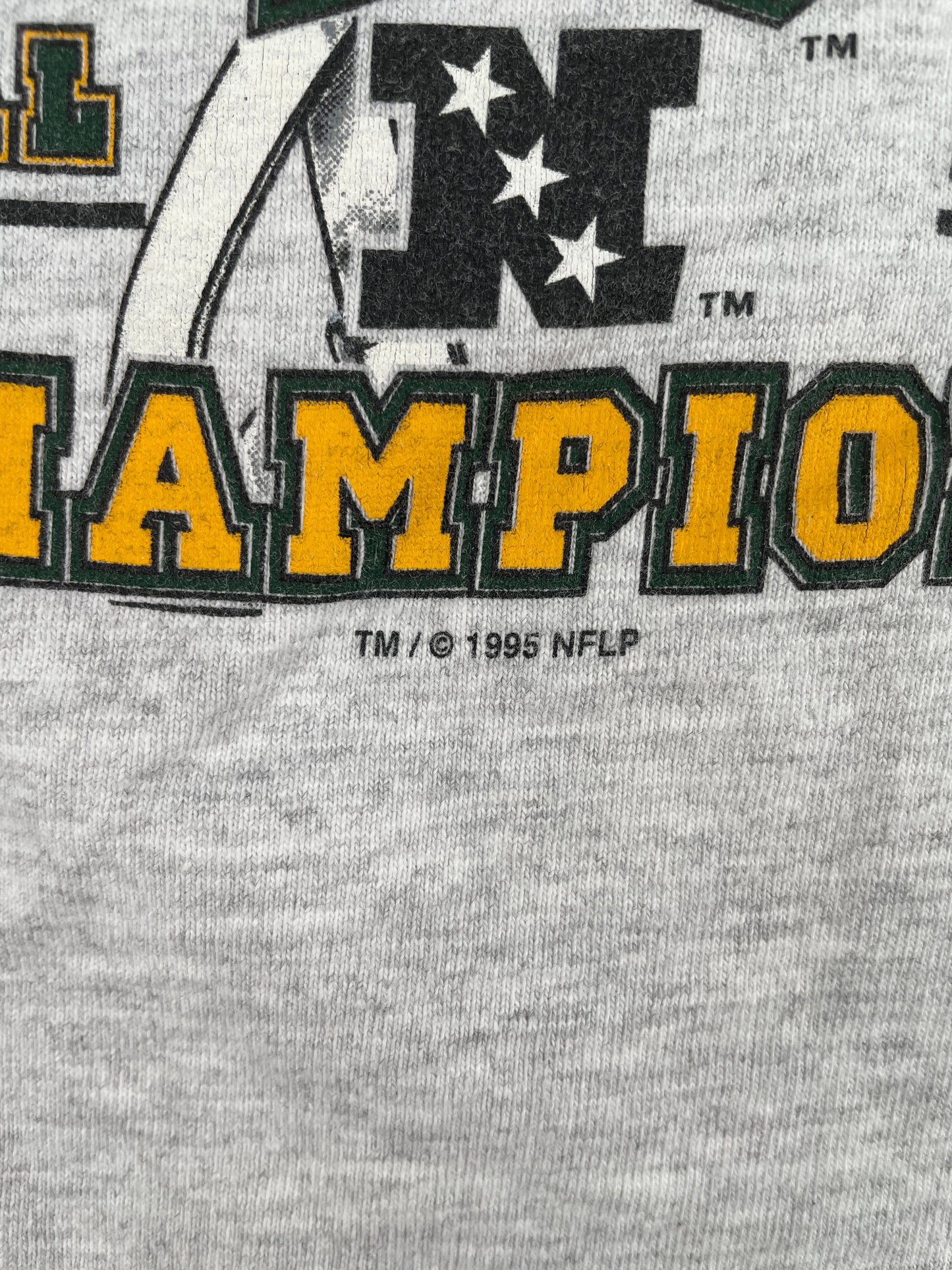 1995 GREEN BAY PACKERS Made in USA Size XL Vintage NFL T-shirt / E3046T
