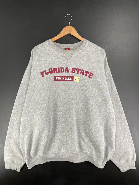 00’ NIKE x FLORIDA STATE Size XXL Vintage College Sweat-shirt / E2261S