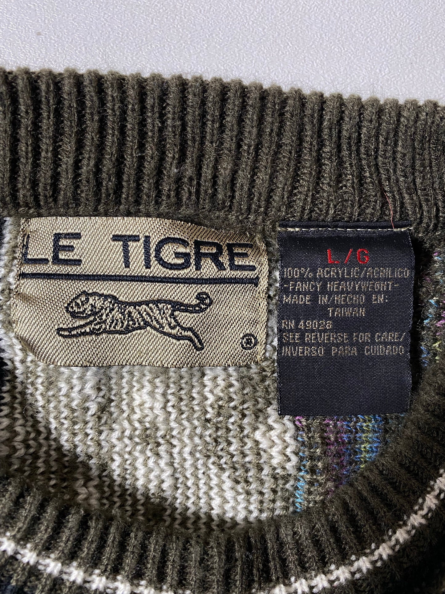 Vintage 3D COOGI- Style Size L Knit Sweater / A9878