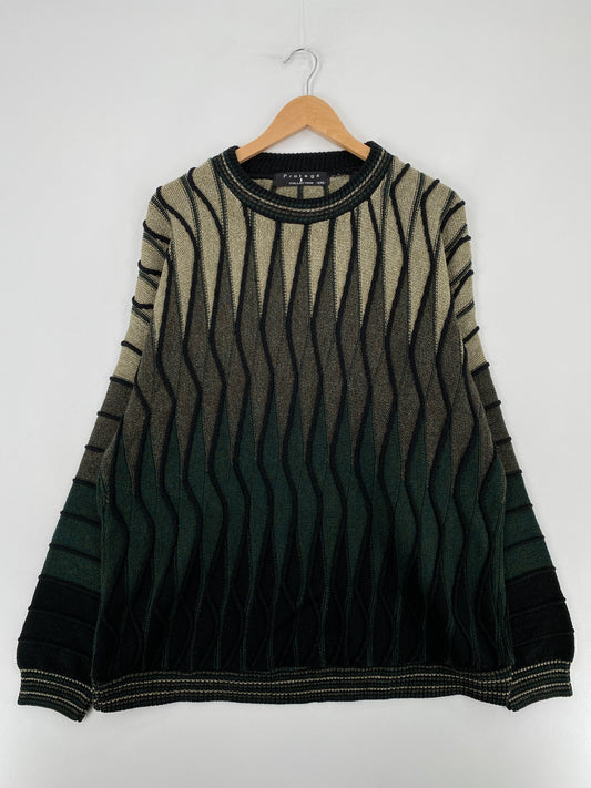 Vintage COOGI- Style Size XXL Knit Sweater / E3090K