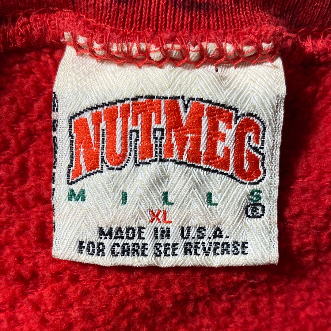 1993 KANSAS CITY CHIEFS Made in USA Size XL Vintage NFL Sweat-shirt / E2465S
