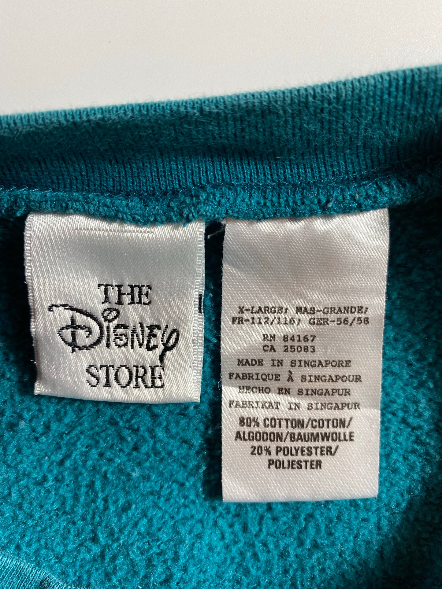 00’ DISNEY SEVEN DWARFS Size XL Vintage Sweat-shirt / K4522