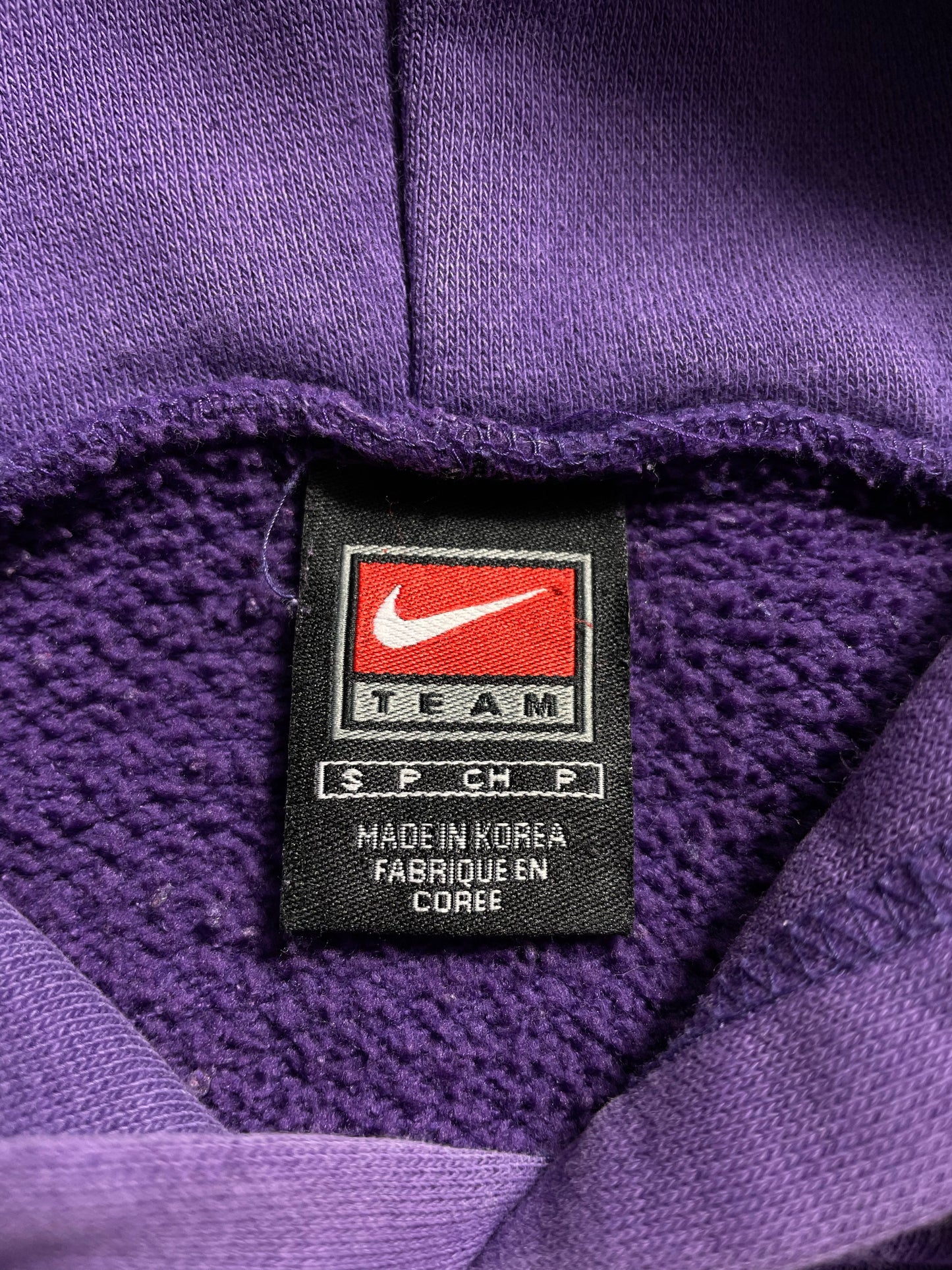 00' NIKE KANSAS STATE Size S Vintage College Hoodie Sweat-shirt / K8978