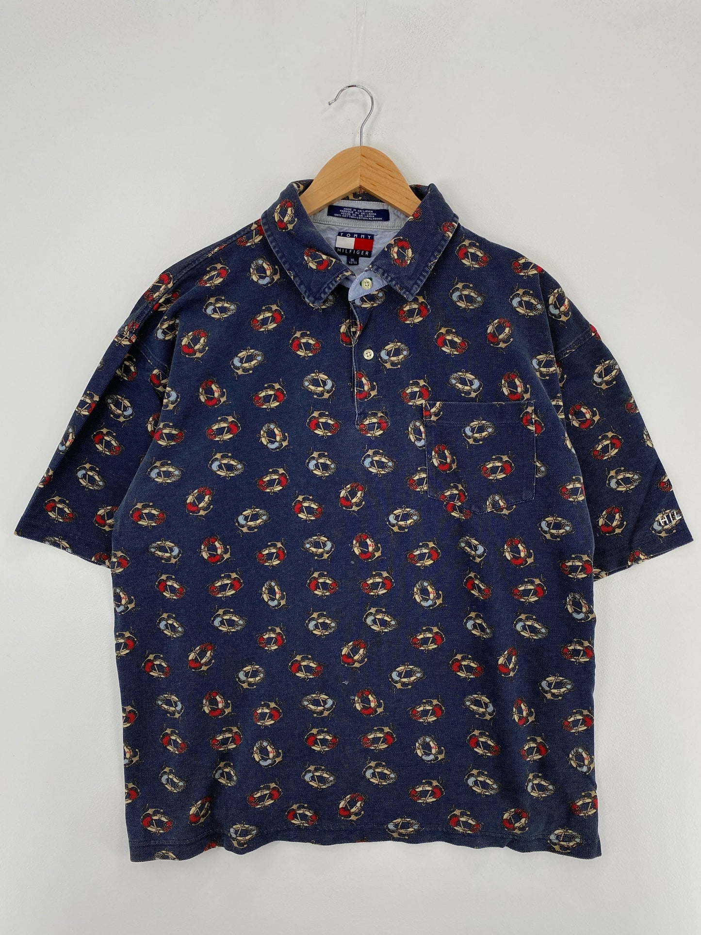 .90’s TOMMY HILGIFER Size XL Vintage Polo Shirt / E6220