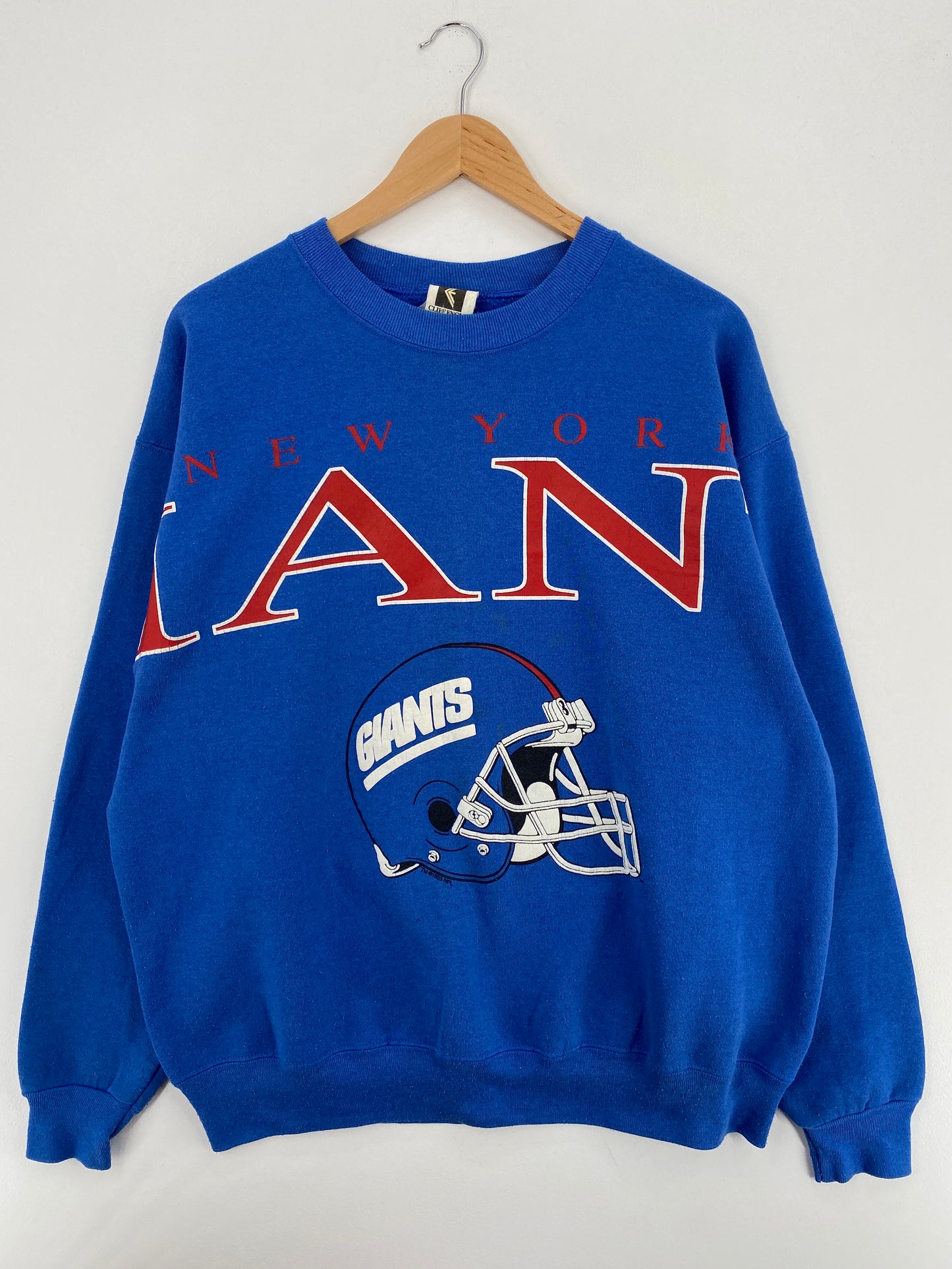 1993 NEW YORK GIANTS Made in USA Size (Approx.XL) Vintage NFL Sweat-Shirt/ A5986