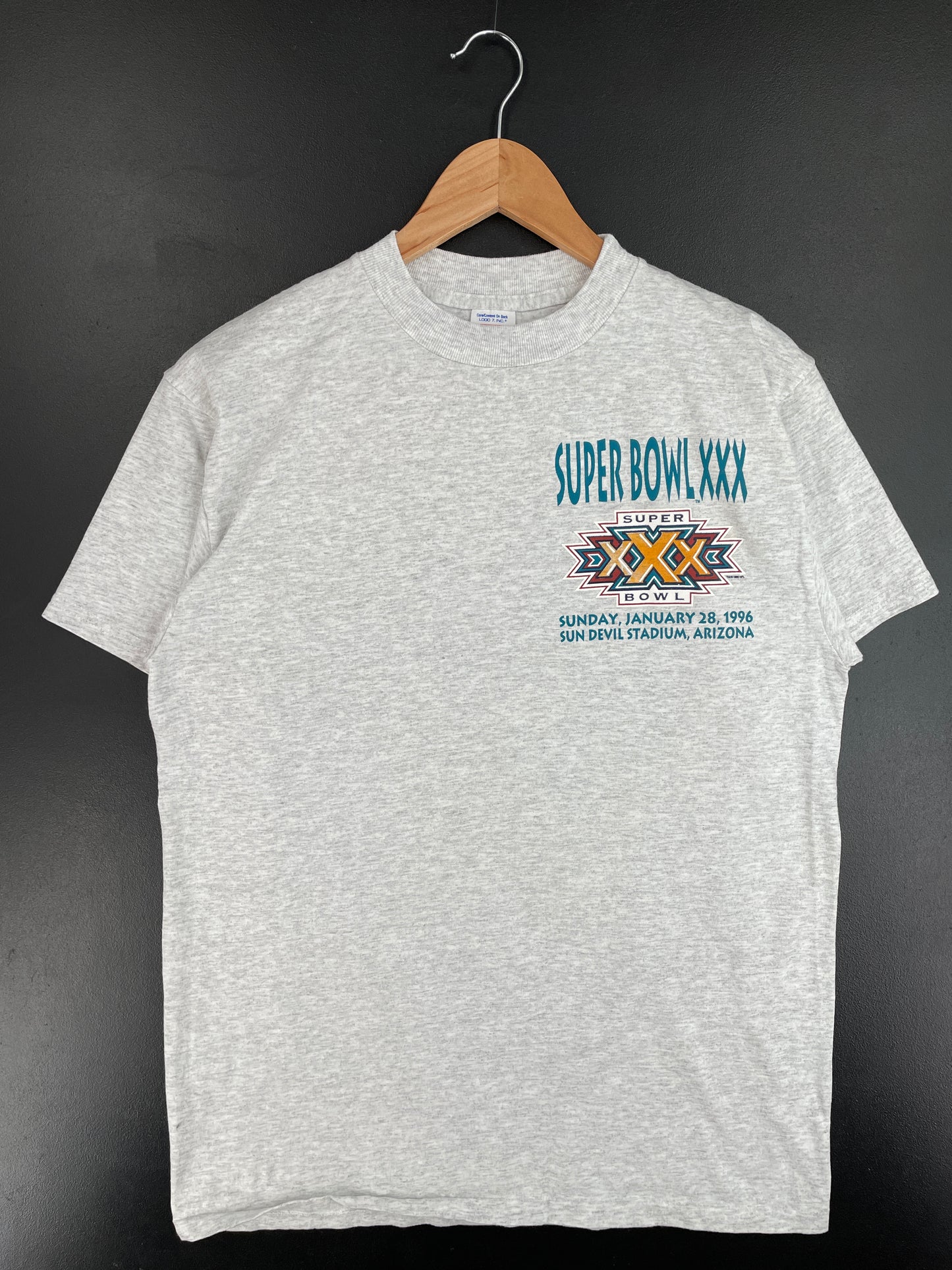 1995 SUPER BOWL ARIZONA Size M Vintage NFL T-Shirt / E4252T