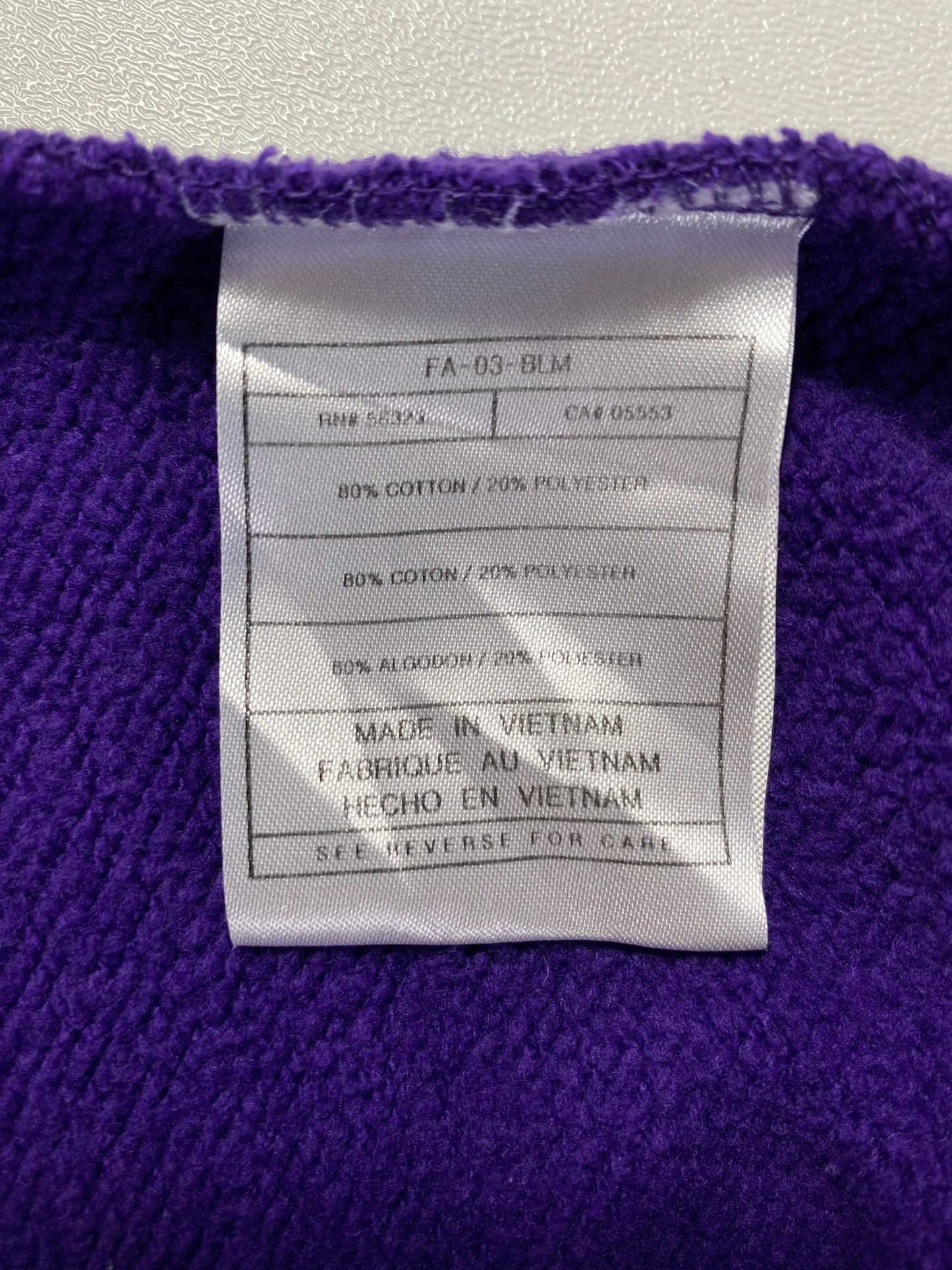 00' NIKE LSU Size M Vintage College Sweat-shirt / A640