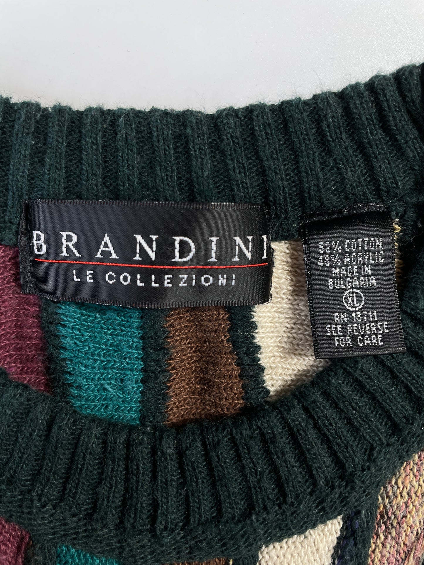 Vintage 3D COOGI- Style Size XL Knit Sweater / A9400