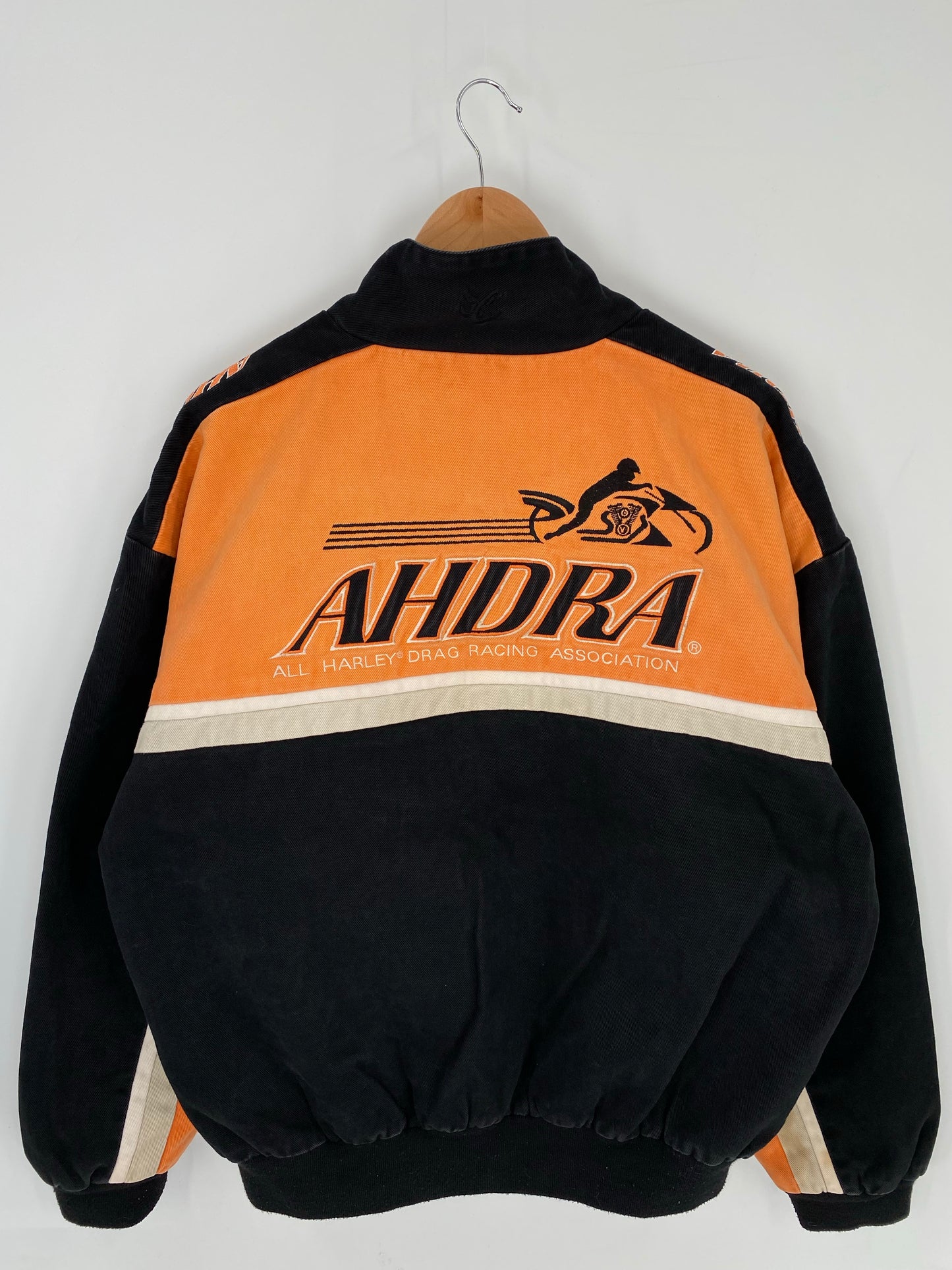 Vintage AHDRA Size No tag (Approx.XL) Racing Jacket/ K8304