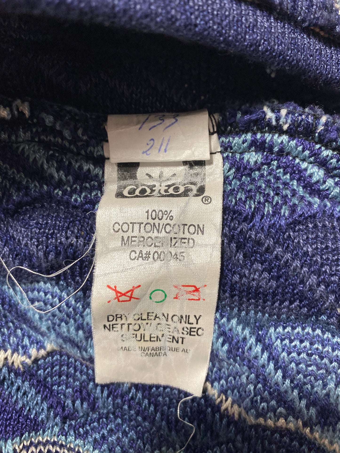 Vintage 3D COOGI- Style Size L Knit Sweater/ K6814