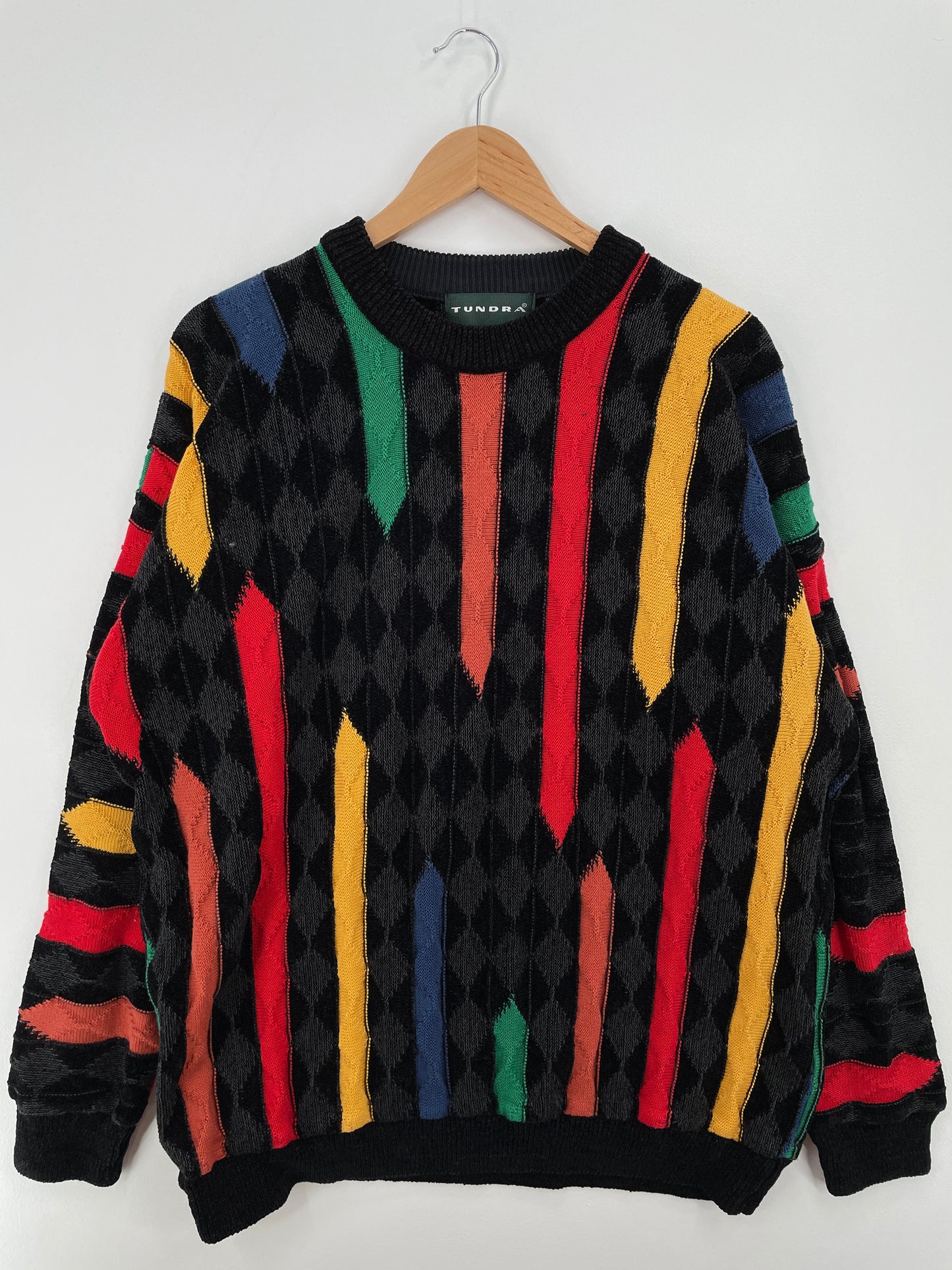 Vintage 3D COOGI- Style Size XXL Knit Sweater / A8266