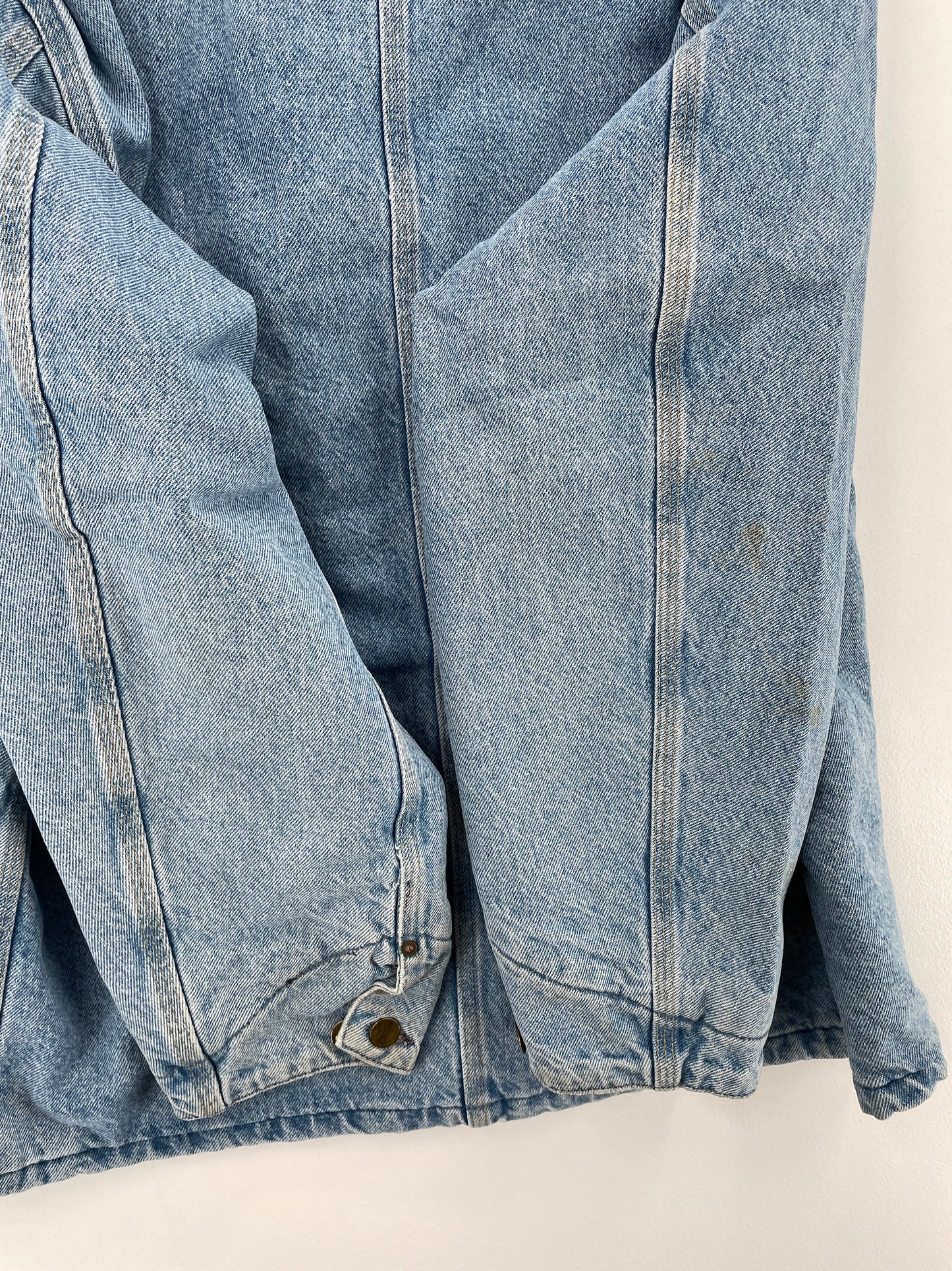 90’s CARHARTT Made in USA Size XL Denim Jacket / E652