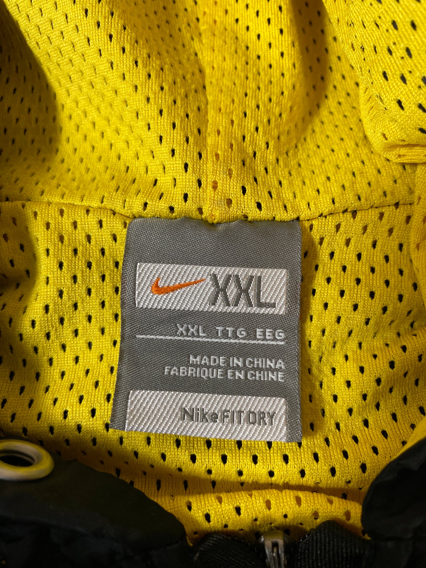 00’ NIKE Size XXL Vintage Half Zip-up Nylon Jacket  / 9737