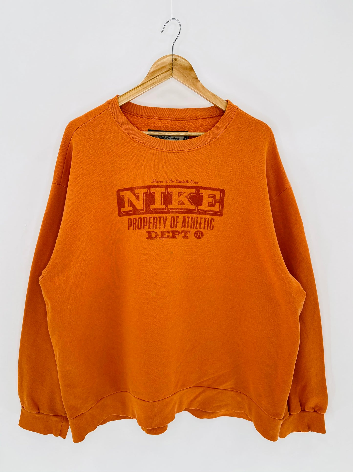 90’s Nike Size XL Made in USA Faded Vintage Sweat-Shirt / 6056
