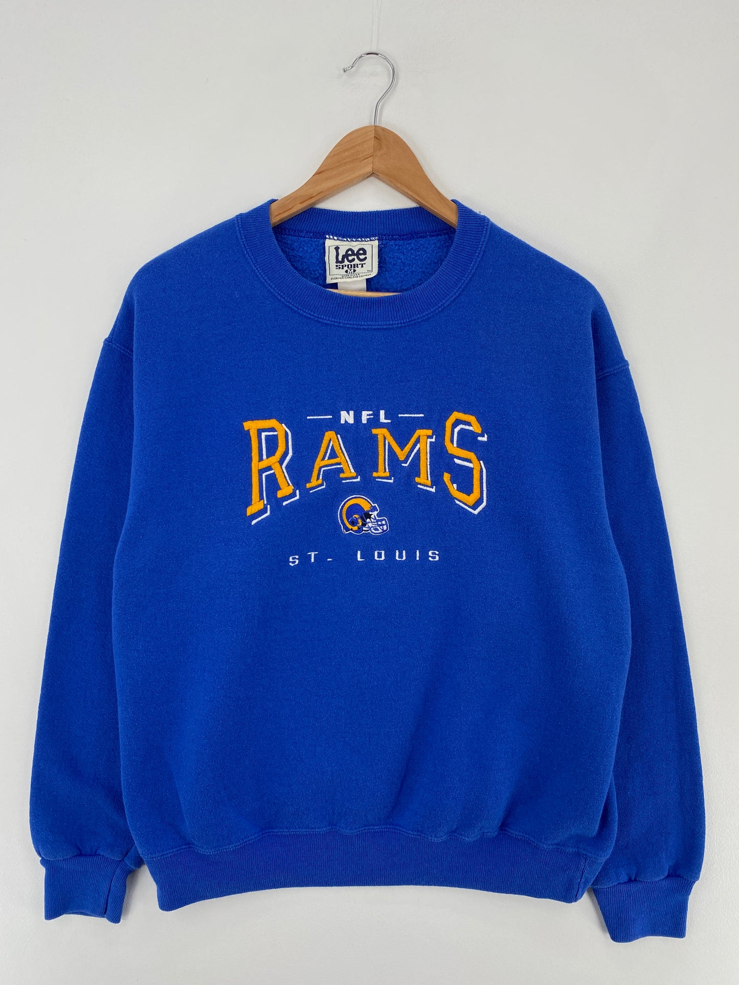 90’s ST. LOUIS RAMS Made in USA Size M NFL Sweat-shirt / E231