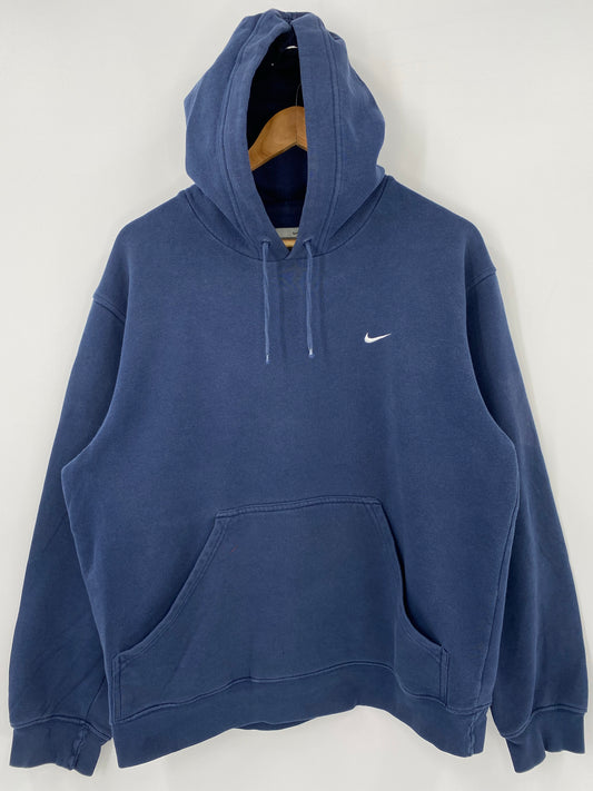00’ NIKE MINI SWOOSH Size M Vintage Hoodie Sweat-Shirt / K4455