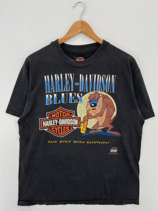 1994 HARLEY DAVIDSON x LOONEY TUNES Made in USA Size L Vintage T-shirt / A7918