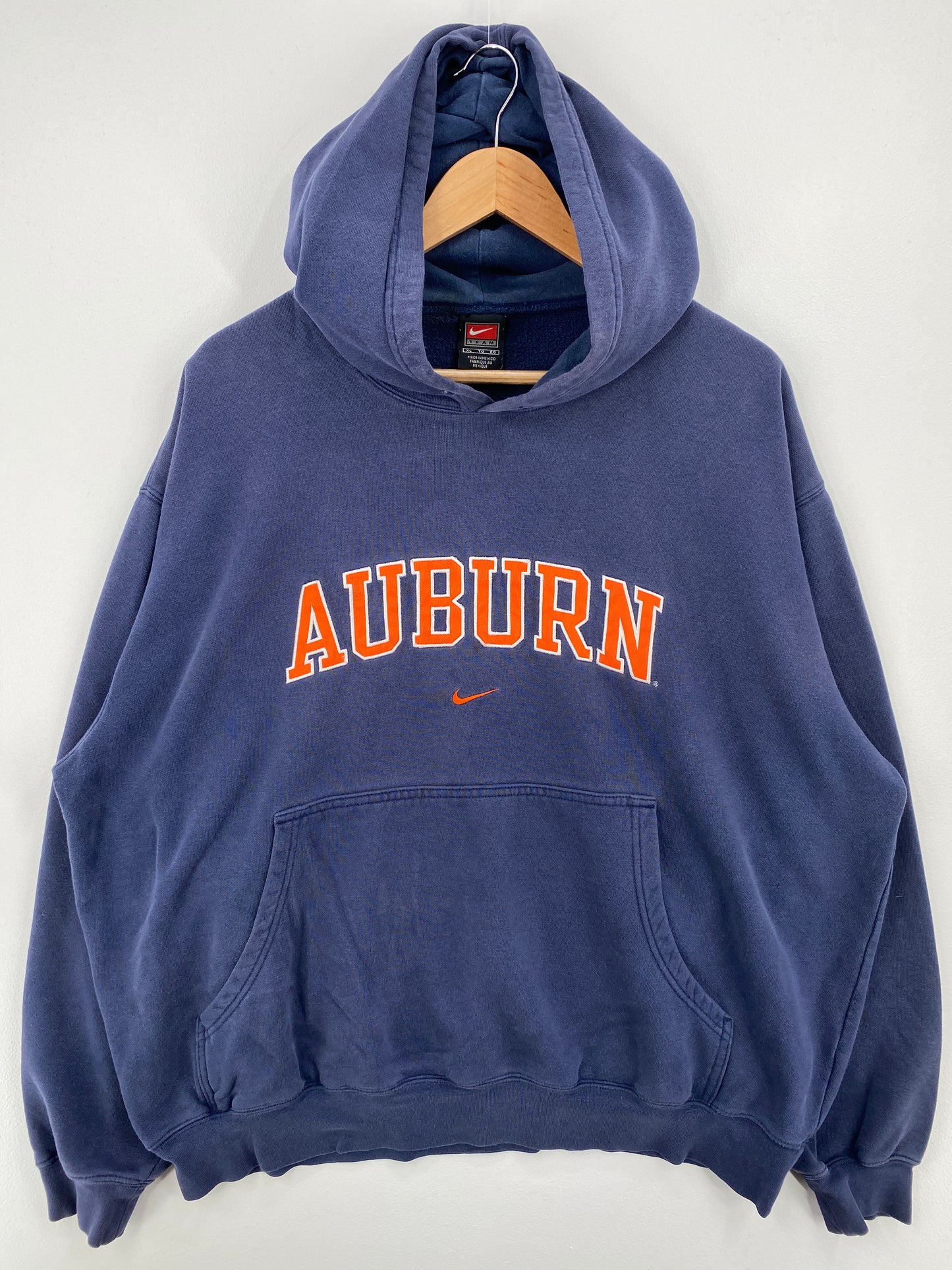 00' NIKE x ALABAMA AUBURN Size XL Vintage College Hoodie Sweat-Shirt / A8231