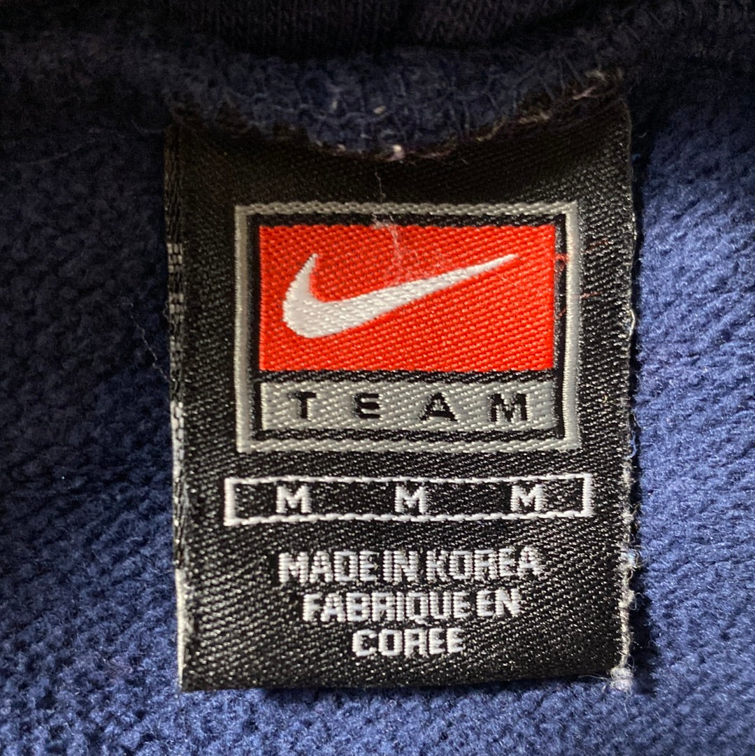 00' NIKE x KANSAS Size M Vintage College Hoodie Sweat-shirt / E3152S