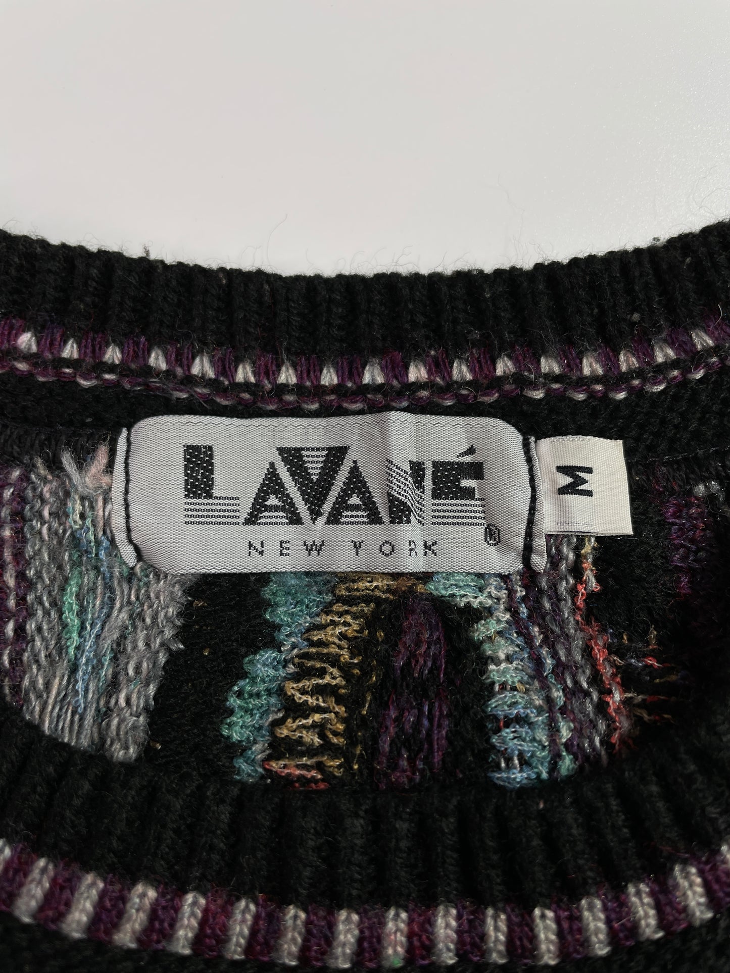 Vintage COOGI Style Made in USA Size M Acrylic Knit Sweater / E3688K