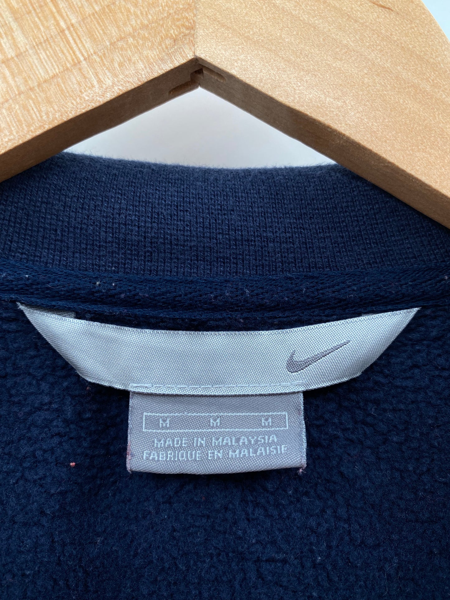 00' NIKE Size M Vintage Half Zip Sweat-Shirt / K7046