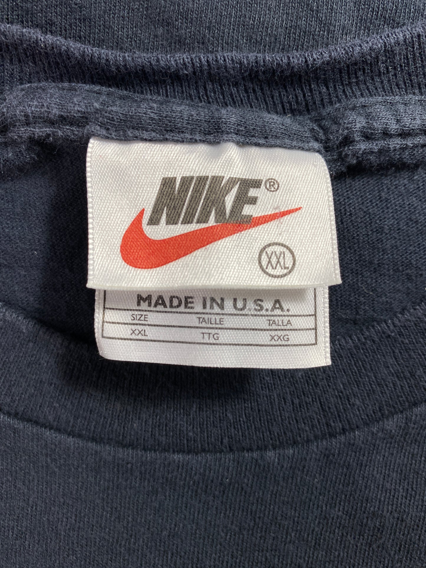 90’s NIKE x LOS ANGELES RAIDERS Made in USA Size XXL Vintage NFL T-shirt / A5971