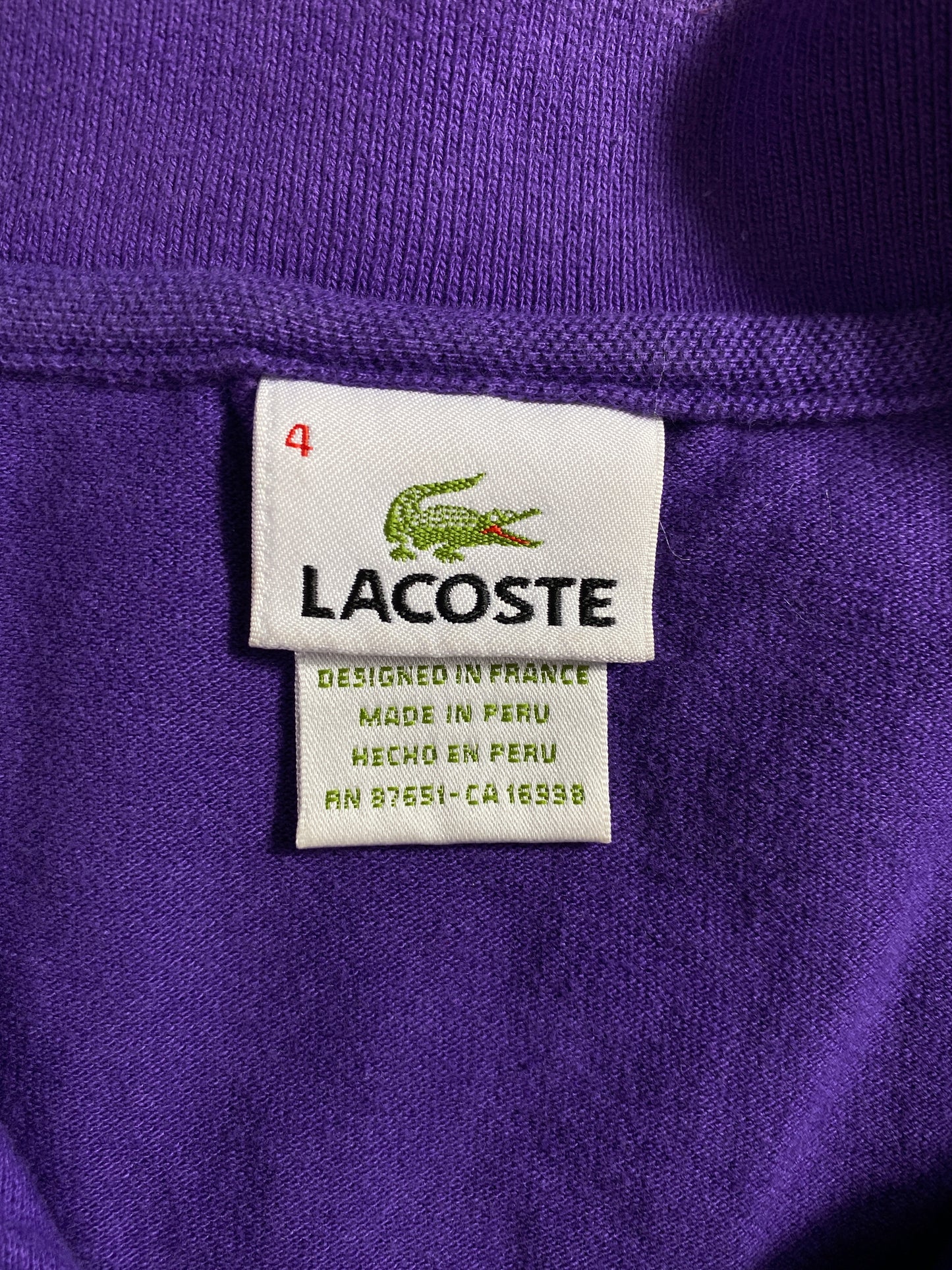 00‘s LACOSTE Size M Vintage Polo Shirt / A4360