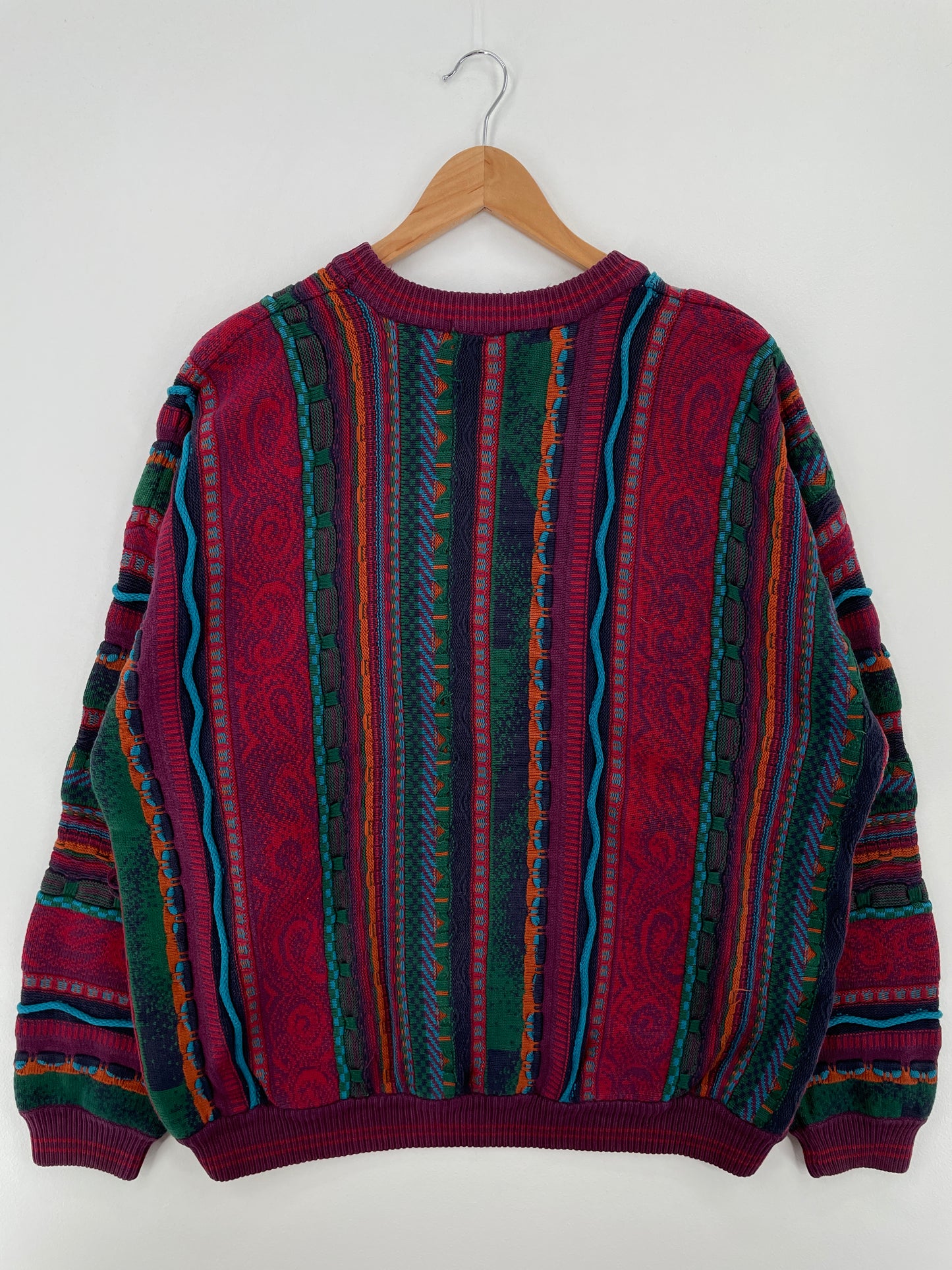 Vintage 3D COOGI- Style Size XL Knit Sweater / A8454