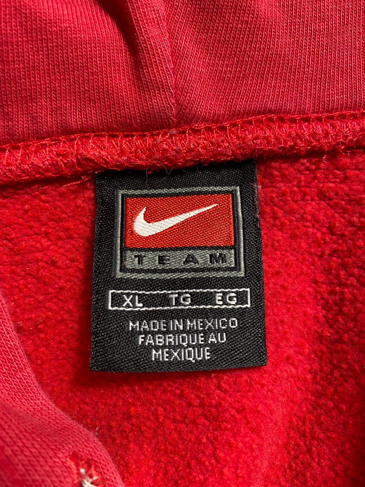 00' NIKE OHIO STATE Size XL Vintage College Hoodie Sweat-shirt / K8683