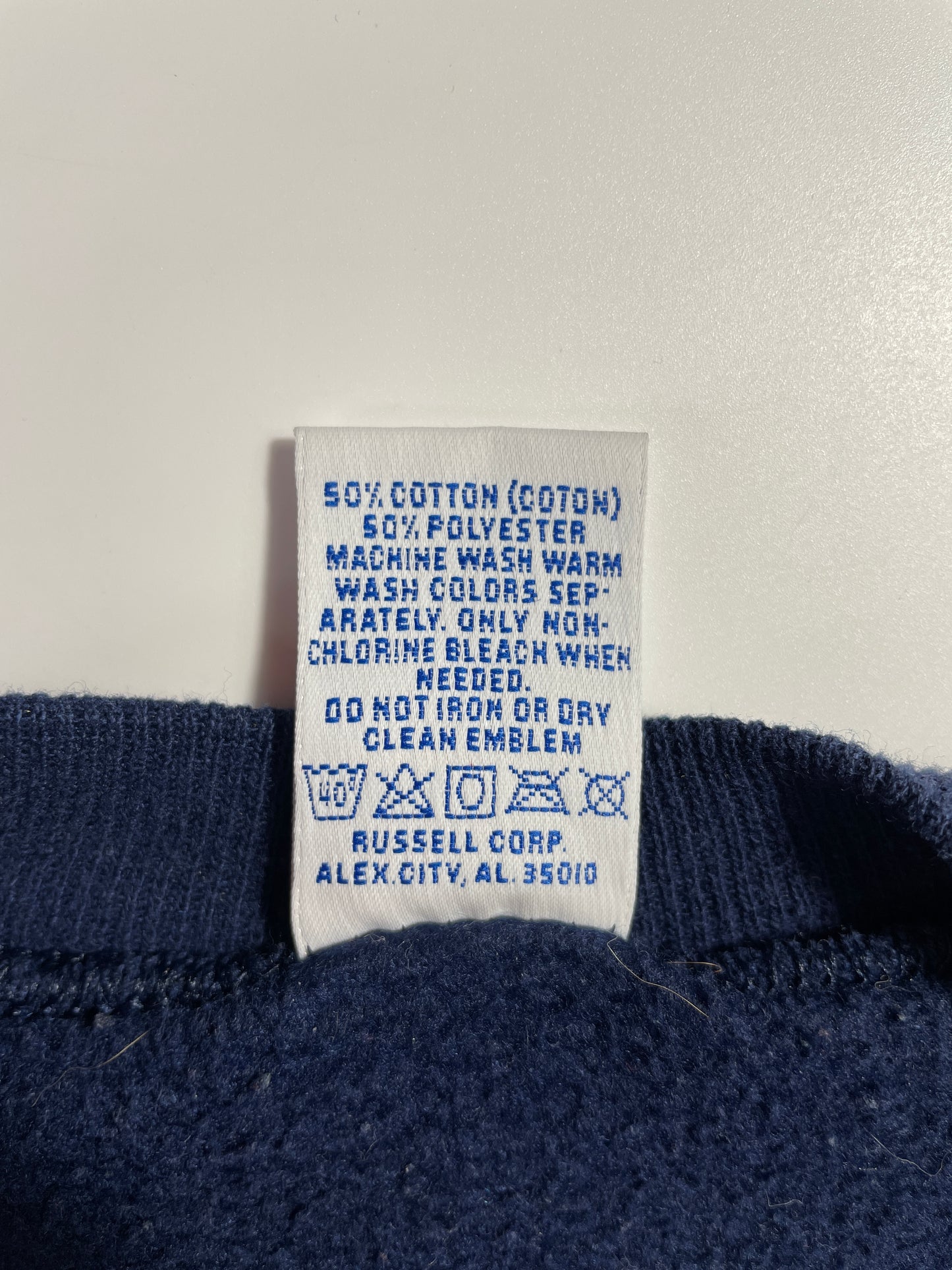 90's RUSSELL x UNC WILMINGTON Made in USA Size XL Vintage College Sweat-Shirt / E1842S
