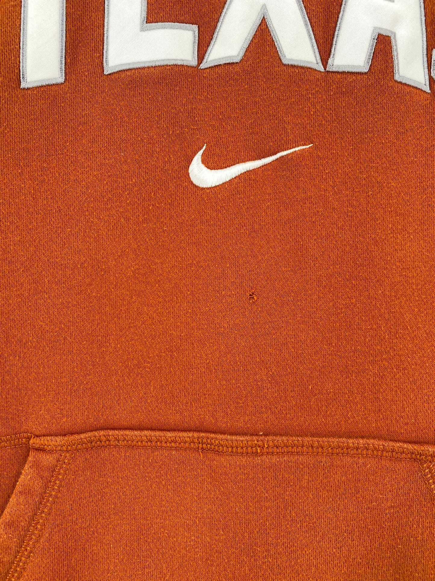 00' NIKE x TEXAS Size L Vintage College Hoodie Sweat-Shirt / A3271