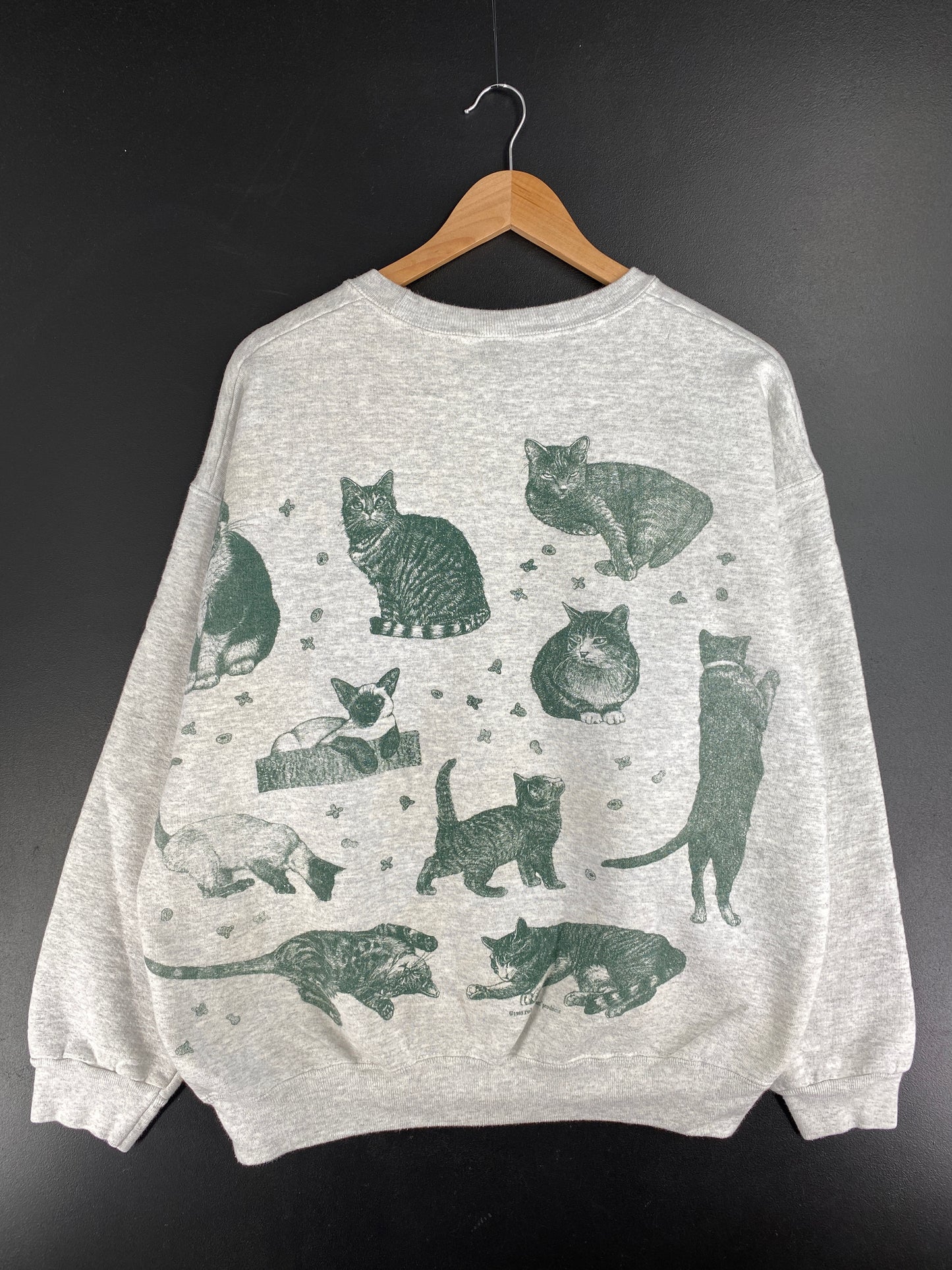 1995 CATS Made in USA Size XL Vintage Sweat-shirt / E2832S