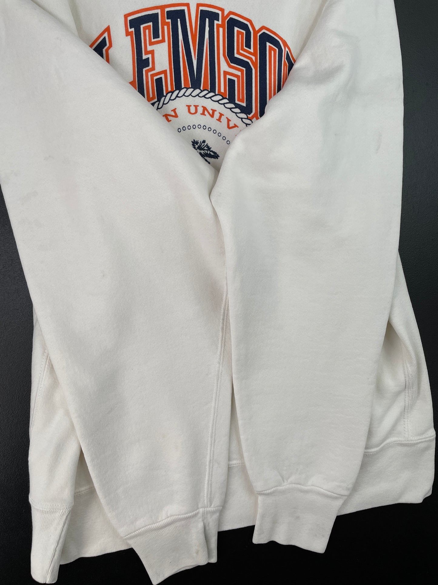 90's CLEMSON UNIVERSITY Made in USA Size XL Vintage College Sweat-Shirt / A9204