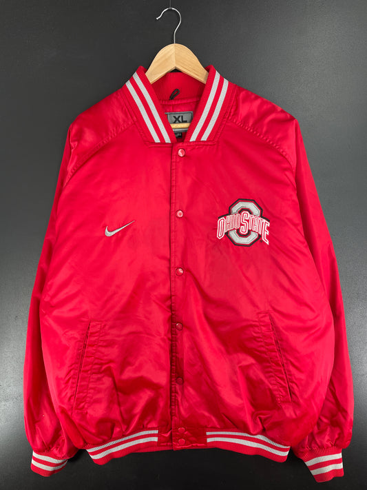 00' NIKE x OHIO STATE Size XL Padded Nylon Jacket / E2531J