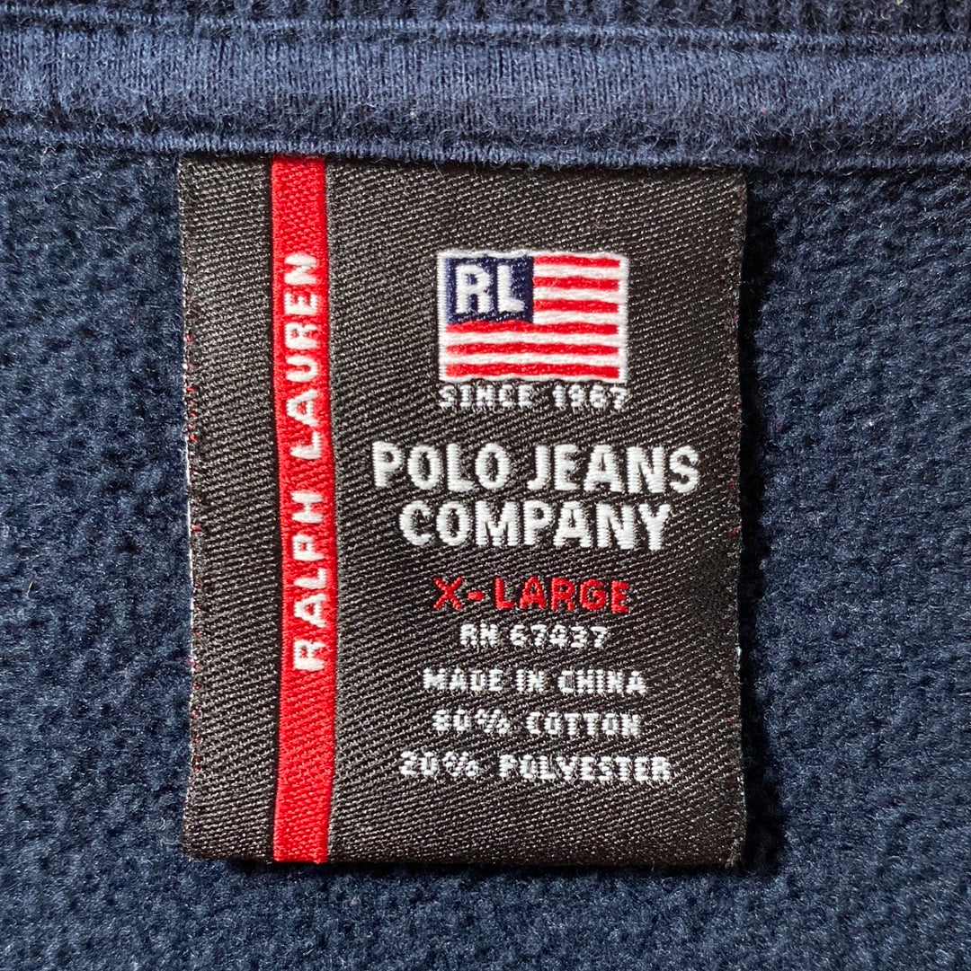 Vintage POLO JEANS RALPH LAUREN Size XL Sweat-Shirt / E2181S