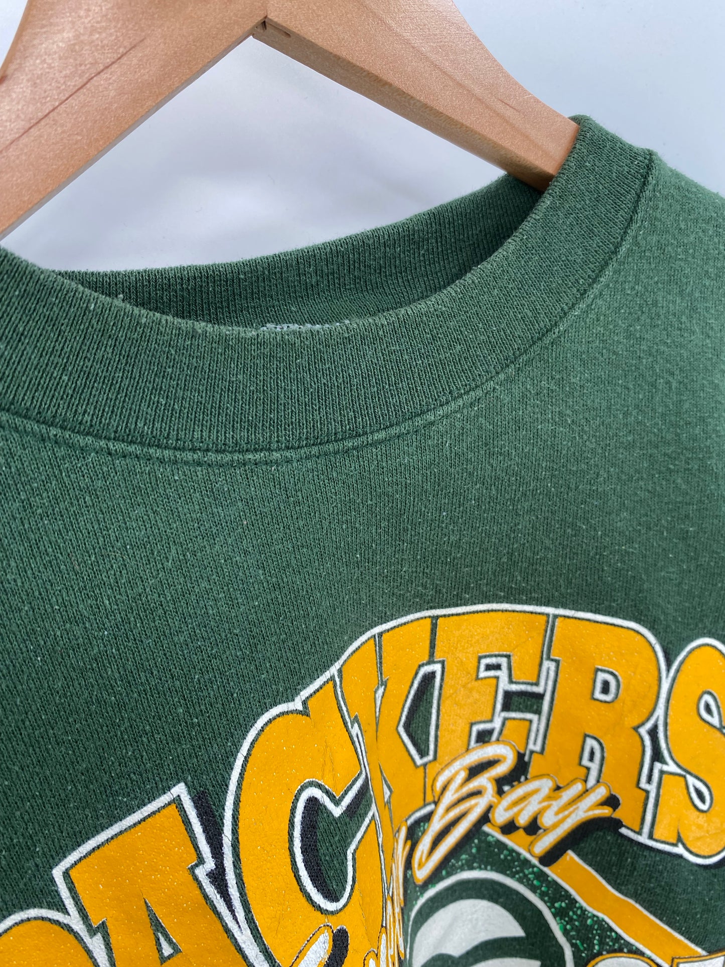 1995 GREEN BAY PACKERS Size L Vintage NFL Sweat-shirt / K6632