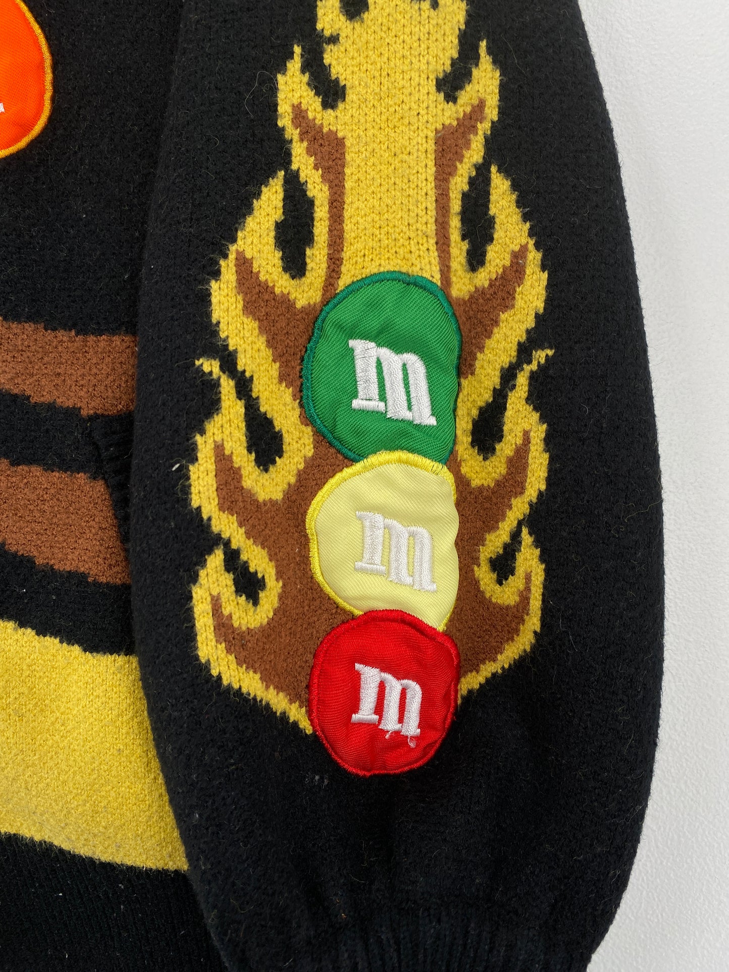 Vintage M&M (No tag) Approx. Size Ladies S Knit Racing Jacket / A9042