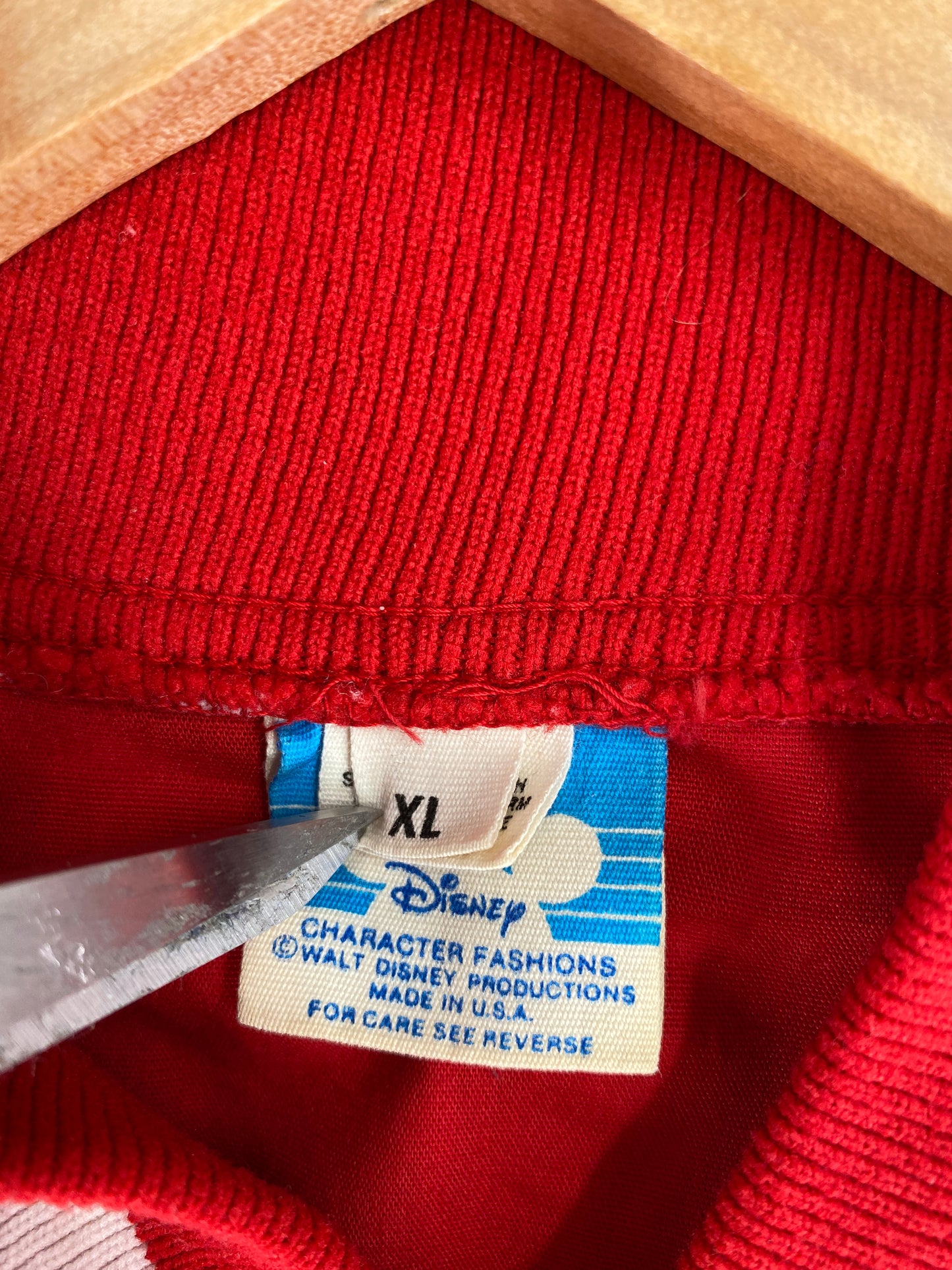 90's WALT DISNEY WORLD Made in USA Size XL Vintage Cotton Jacket / A6066